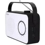 Aiwa Radio Portátil R-190BW Blanco AM/FM Altavoz 3, Aux In, ASA, Antena Telescópica
